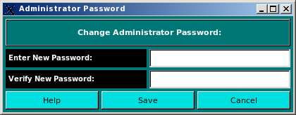 SOMO set administrator pwd